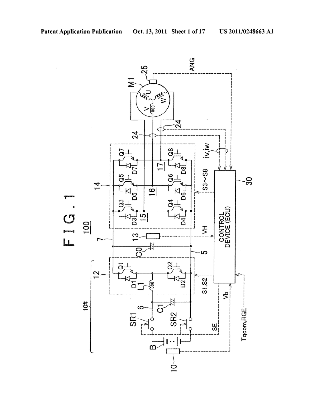 CONTROL SYSTEM FOR AC MOTOR - diagram, schematic, and image 02