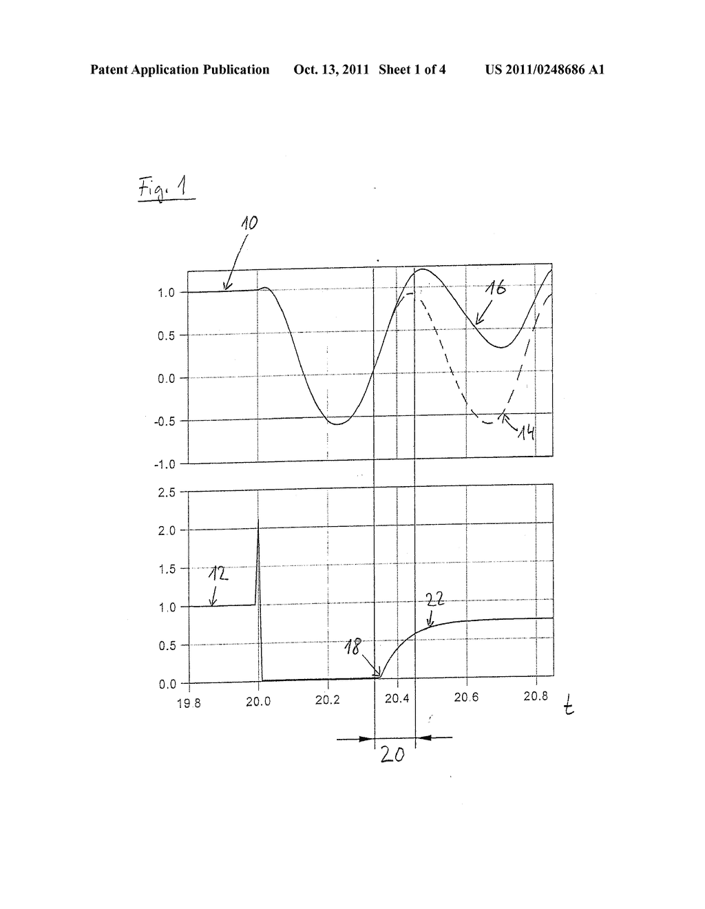 METHOD FOR THE OPERATION OF A WIND ENERGY PLANT AT SUDDEN VOLTAGE CHANGES     IN THE GRID - diagram, schematic, and image 02