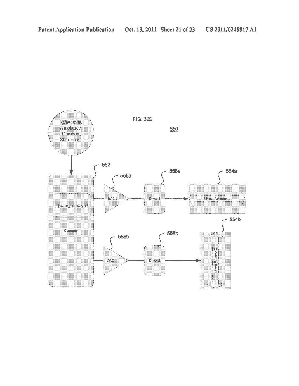 Synchronized vibration device for haptic feedback - diagram, schematic, and image 22