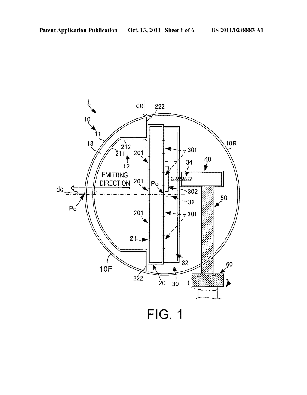 ANTENNA DEVICE AND RADAR APPARATUS - diagram, schematic, and image 02