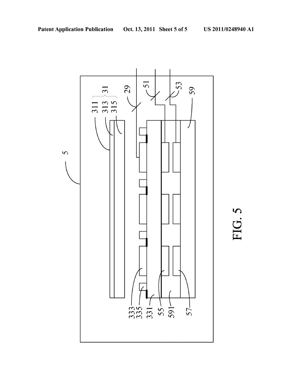 TOUCH DISPLAY STRUCTURE AND TOUCH DISPLAY APPARATUS COMPRISING THE SAME - diagram, schematic, and image 06