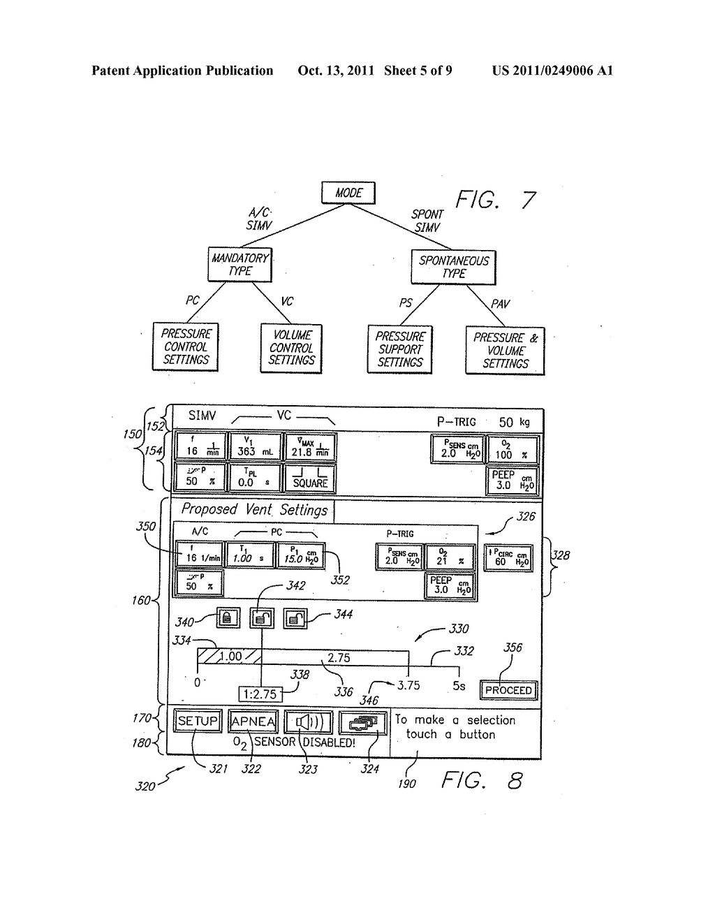 VENTILATOR BREATH DISPLAY AND GRAPHIC INTERFACE - diagram, schematic, and image 06