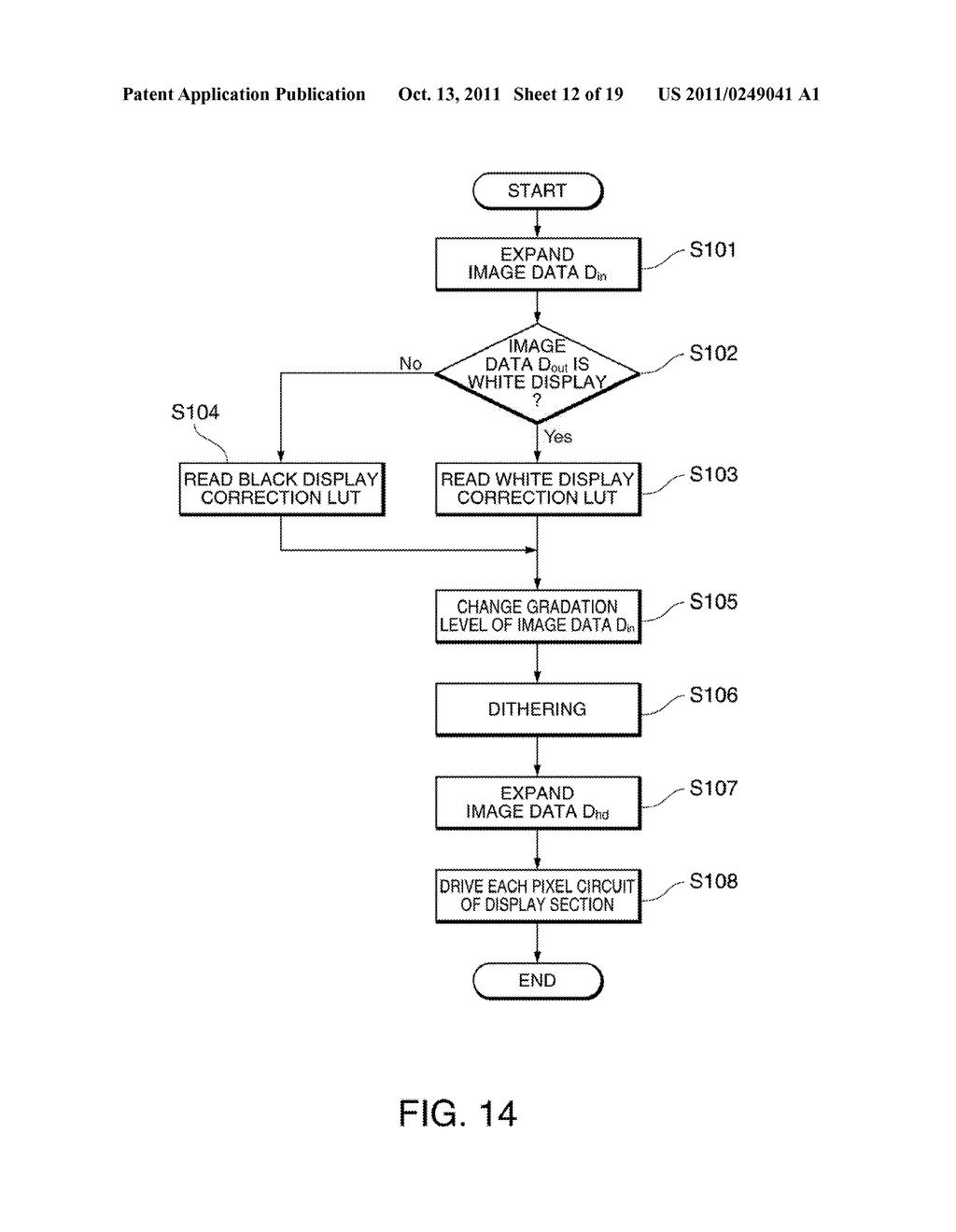 METHOD OF DRIVING ELECTROPHORETIC DISPLAY DEVICE, ELECTROPHORETIC DISPLAY     DEVICE, AND ELECTRONIC APPARATUS - diagram, schematic, and image 13