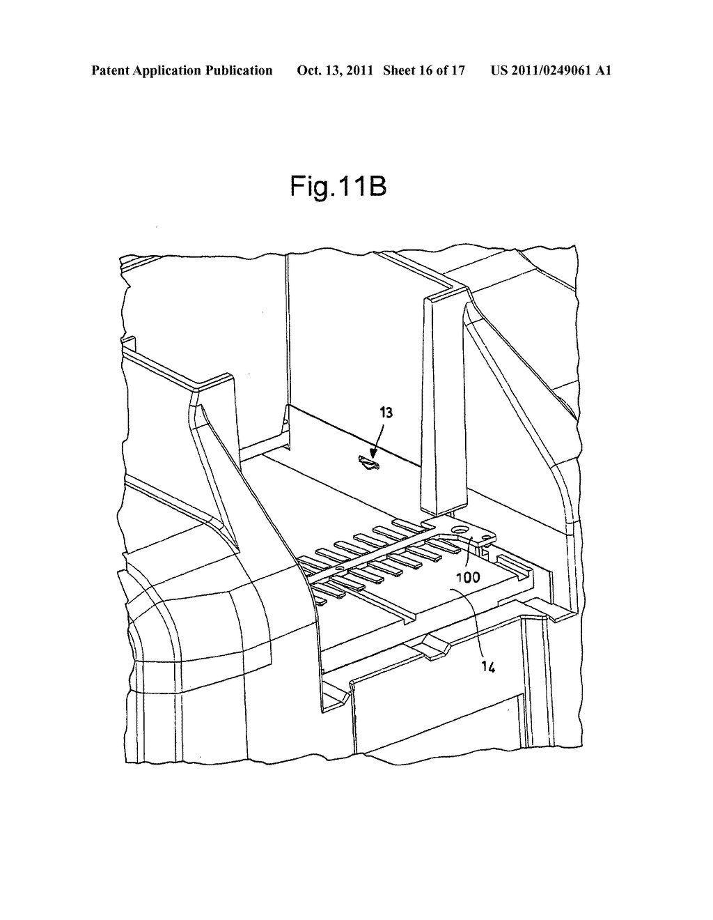 Printer for groups of products supported on a table structure - diagram, schematic, and image 17