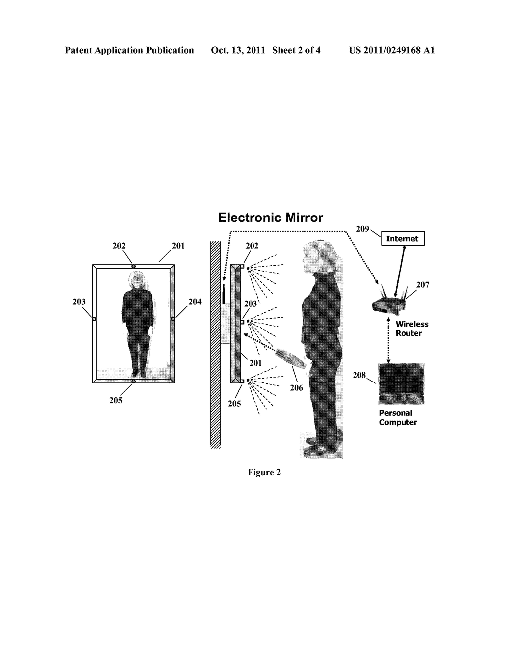 Electronic Mirror - diagram, schematic, and image 03