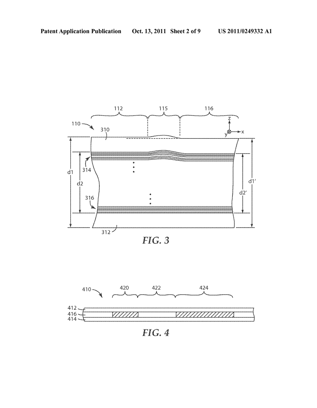 MULTILAYER OPTICAL FILMS HAVING SIDE-BY-SIDE MIRROR/POLARIZER ZONES - diagram, schematic, and image 03