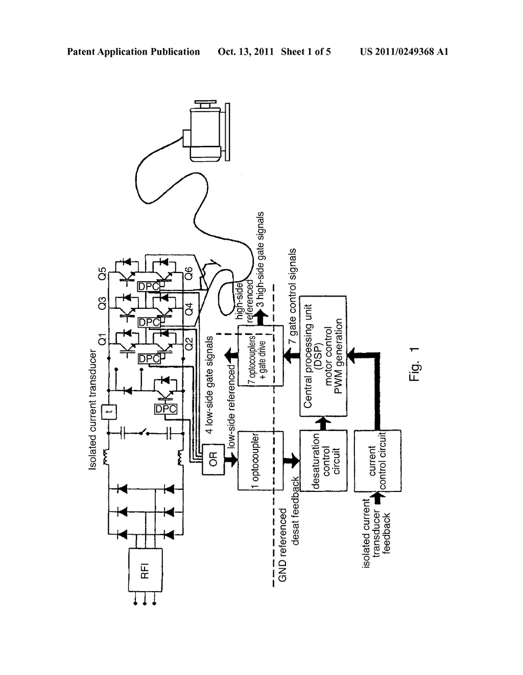 METHOD FOR DETECTING EARTH-FAULT CONDITIONS IN A MOTOR CONTROLLER - diagram, schematic, and image 02