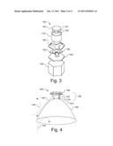 ILLUMINATION DEVICE WITH LIGHT EMITTING DIODES AND MOVEABLE LIGHT     ADJUSTMENT MEMBER diagram and image