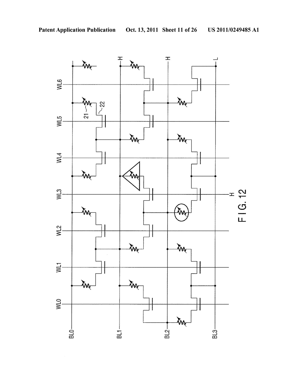 RESISTANCE-CHANGE MEMORY - diagram, schematic, and image 12