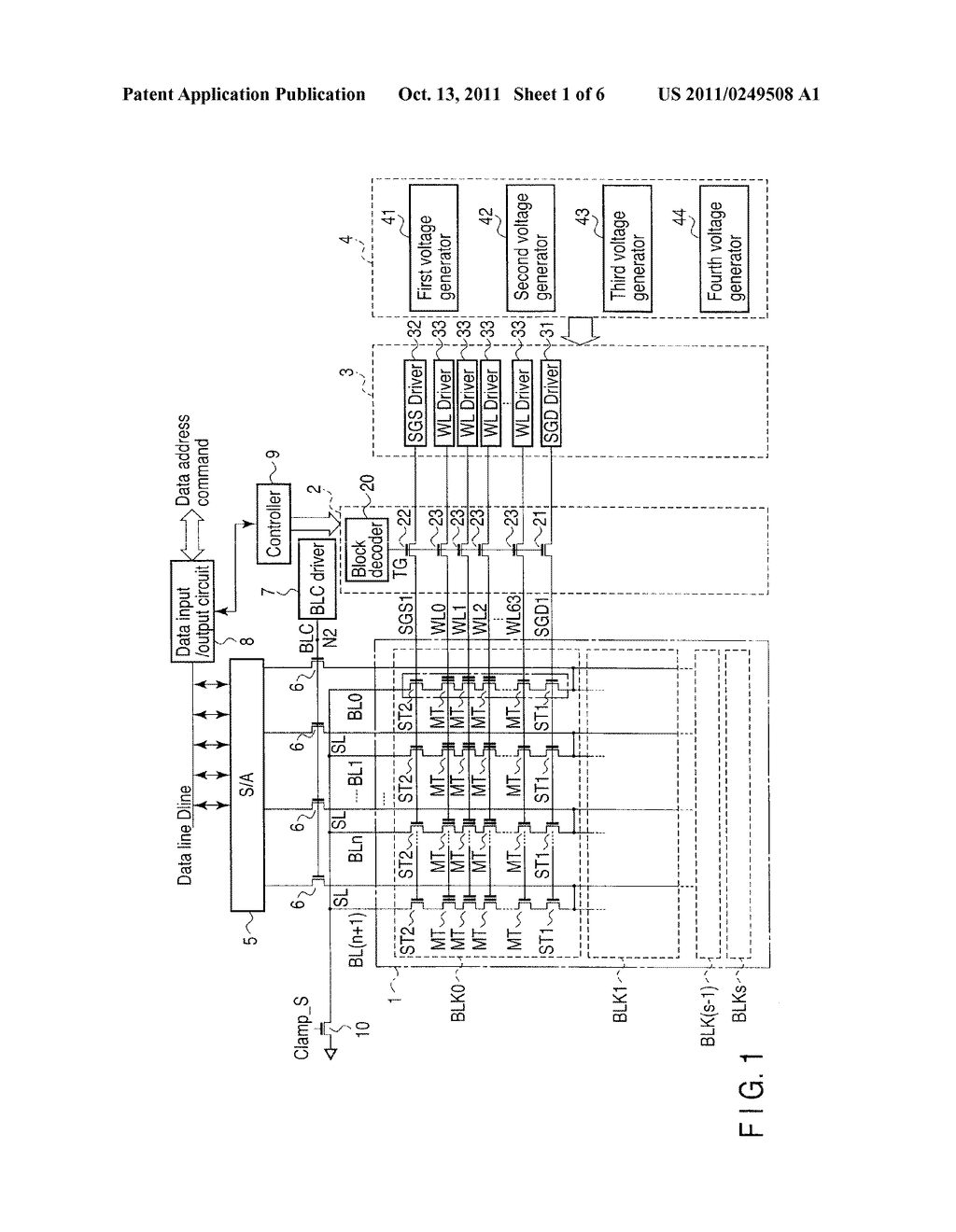 NONVOLATILE SEMICONDUCTOR STORAGE DEVICE - diagram, schematic, and image 02