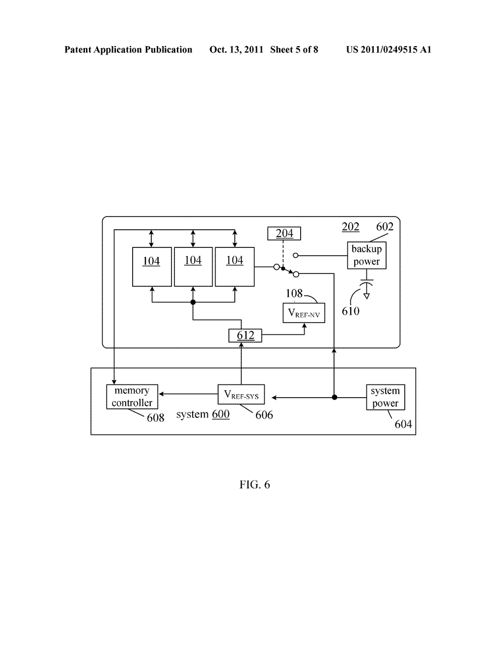 DIMM Memory Module Reference Voltage Switching Circuit - diagram, schematic, and image 06