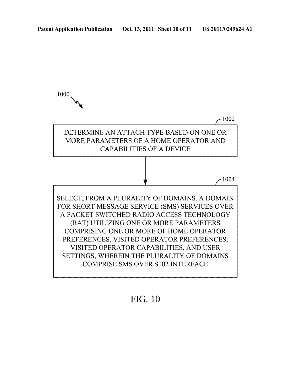 SYSTEM, APPARATUS, AND METHOD TO ENABLE DOMAIN SELECTION IN A MULTIMODE     DEVICE - diagram, schematic, and image 11