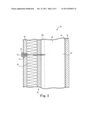 FASTENER ASSEMBLY CONFIGURED FOR ATTACHING BOARD IN EXTERIOR WALL diagram and image