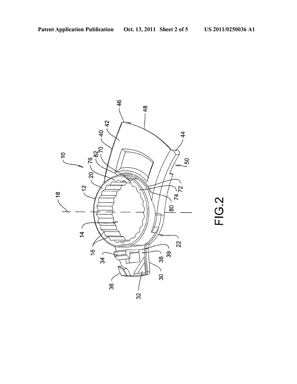 Wheel nut lock - diagram, schematic, and image 03