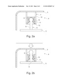 FASTENING DEVICE OF A COVER ON A STATIONARY COMPONENT SITUATED IN THE     FRONT AREA OF A MOTOR VEHICLE diagram and image