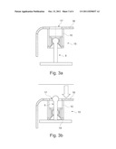 FASTENING DEVICE OF A COVER ON A STATIONARY COMPONENT SITUATED IN THE     FRONT AREA OF A MOTOR VEHICLE diagram and image