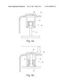 FASTENING DEVICE OF A COVER ON A STATIONARY COMPONENT SITUATED IN THE     FRONT AREA OF A MOTOR VEHICLE diagram and image