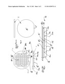 ORIENTATION OF AN ELECTRONIC CMOS STRUCTURE WITH RESPECT TO A BURIED     STRUCTURE IN THE CASE OF A BONDED AND THINNED-BACK STACK OF SEMICONDUCTOR     WAFERS diagram and image