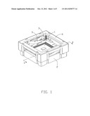 BURN-IN SOCKET HAVING ACTUATING MECHANISM DRIVEN ALTERNATIVELY FOR DRIVING     SLIDING PLATE diagram and image