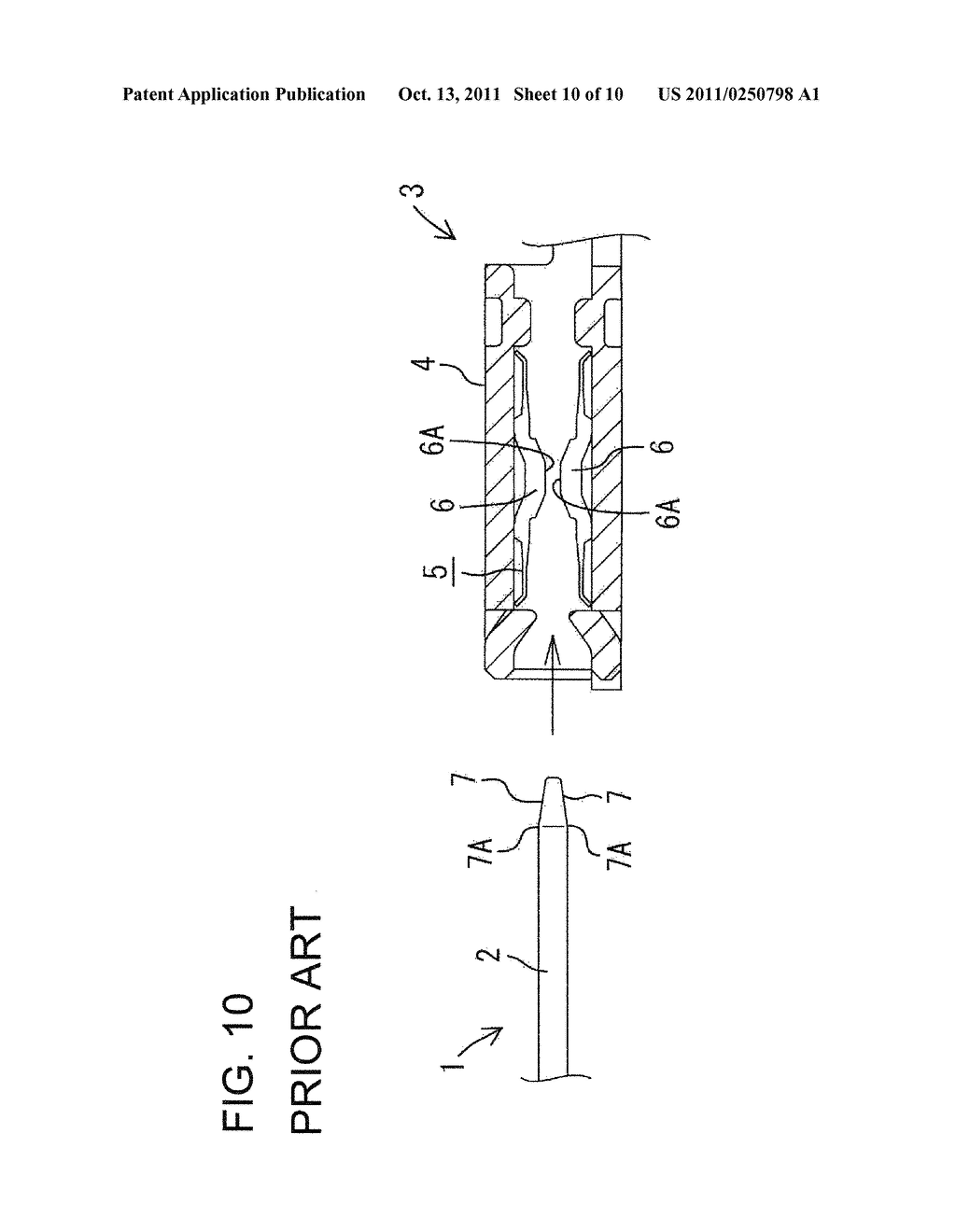 TERMINAL FITTING CONNECTING STRUCTURE - diagram, schematic, and image 11