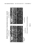 HIGH STRENGTH, DURABLE MICRO & NANO-FIBER FABRICS PRODUCED BY FIBRILLATING     BICOMPONENT ISLANDS IN THE SEA FIBERS diagram and image