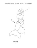 MERMAID COSTUME diagram and image