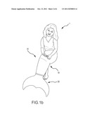 MERMAID COSTUME diagram and image