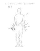 COMMUNICATIONS SYSTEM AND METHOD USING A PART OF HUMAN BODY AS AN ANTENNA     IN A BODY AREA NETWORK diagram and image