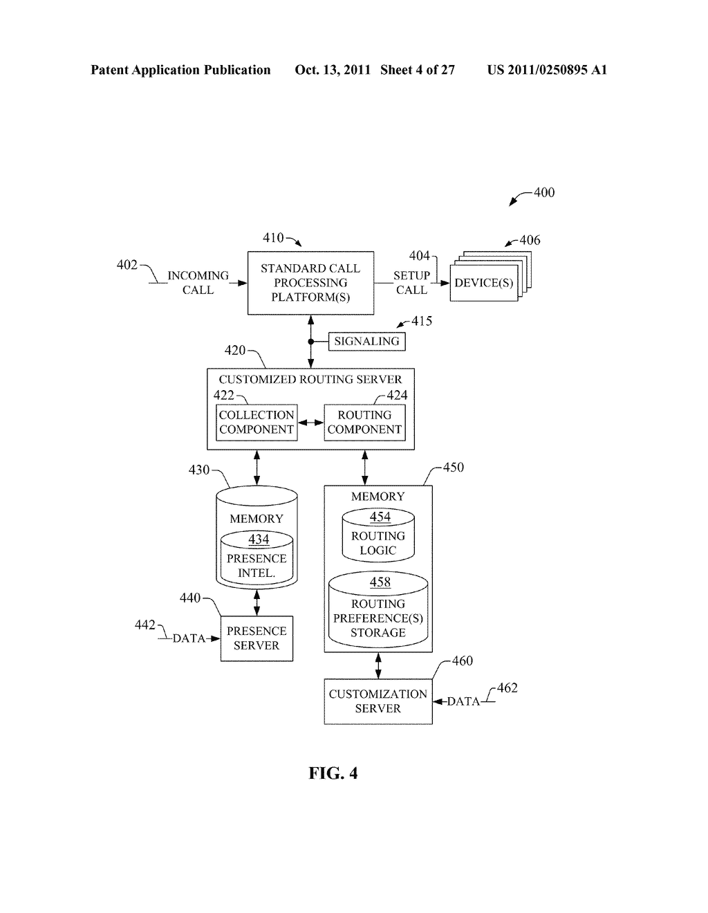 COMMUNICATION ROUTING BASED ON PRESENCE IN A CONFINED WIRELESS ENVIRONMENT - diagram, schematic, and image 05