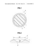 MULTI-PIECE SOLID GOLF BALL diagram and image