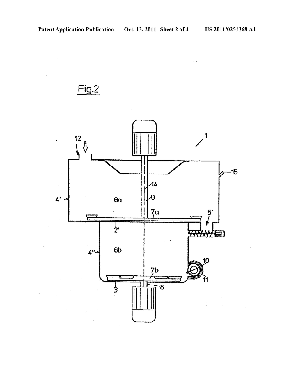 Method and apparatus for processing of plastic material - diagram, schematic, and image 03