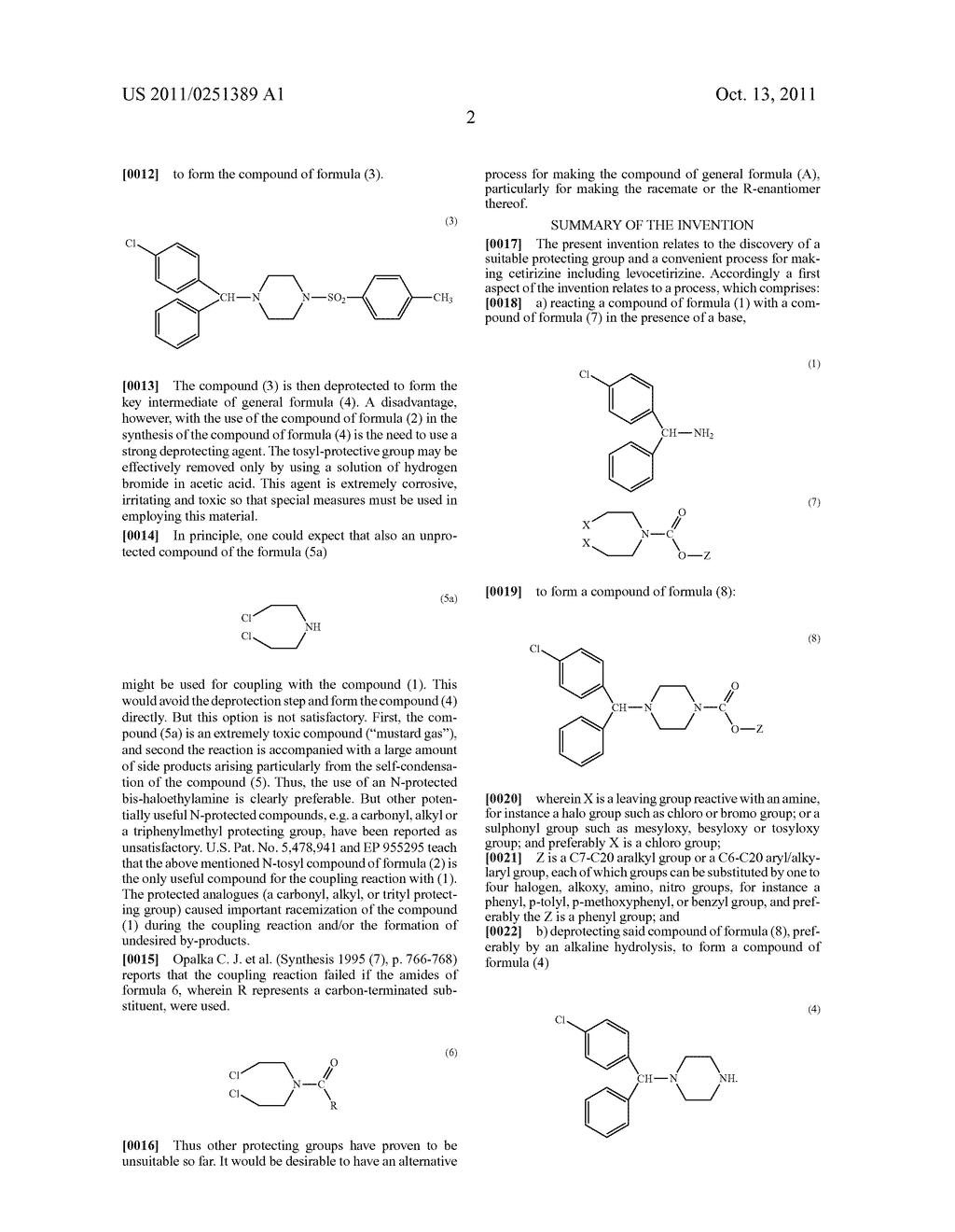 Process For Making N-(Diphenylmethyl)piperazines - diagram, schematic, and image 03