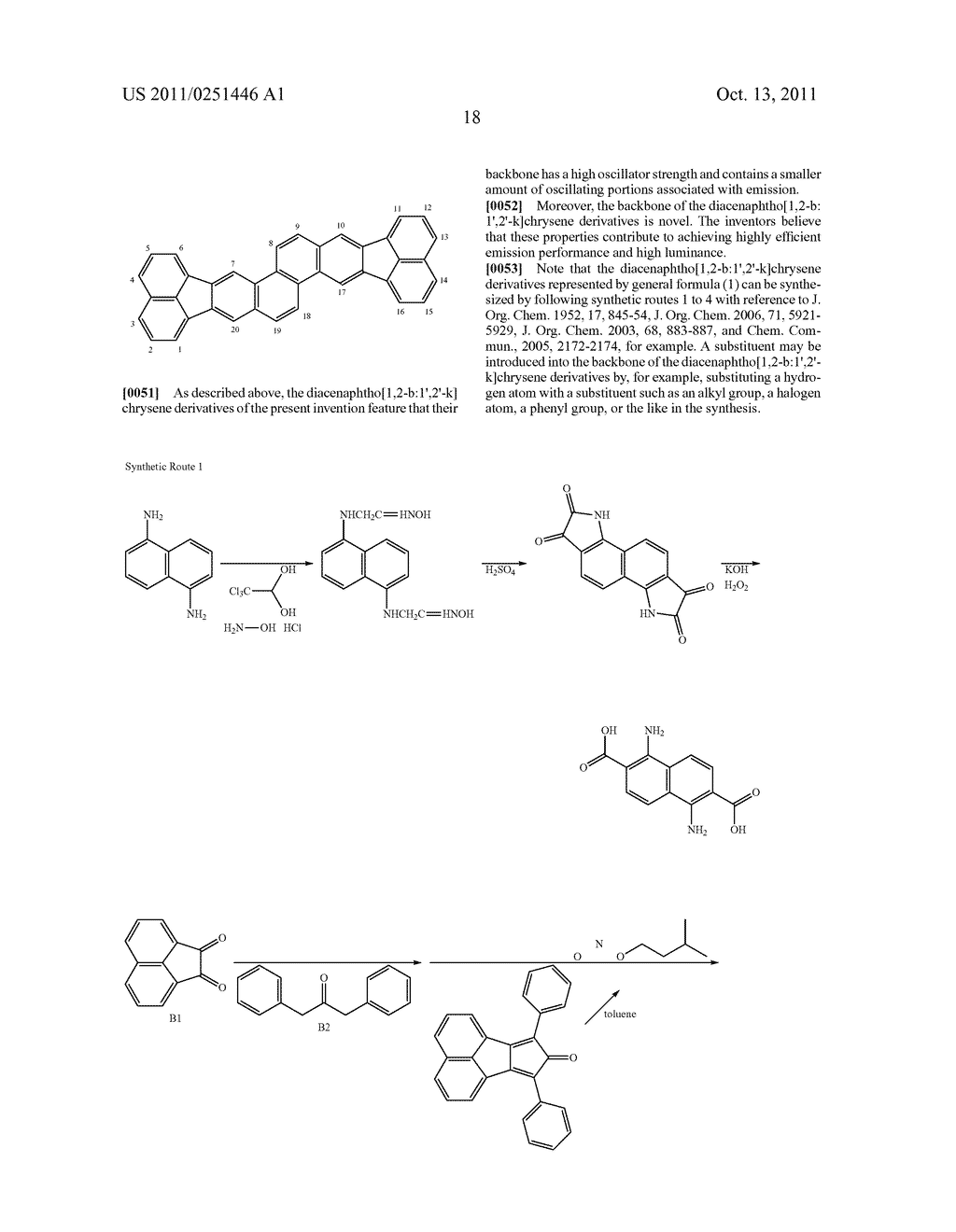 DIACENAPHTHO[1,2-b:1',2'-k]CHRYSENE DERIVATIVE - diagram, schematic, and image 22