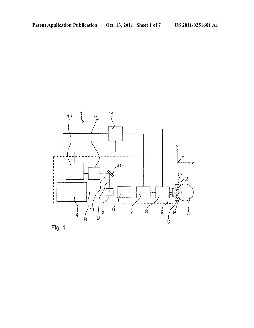 OPHTHALMOLOGICAL LASER SYSTEM AND OPERATING METHOD - diagram, schematic, and image 02