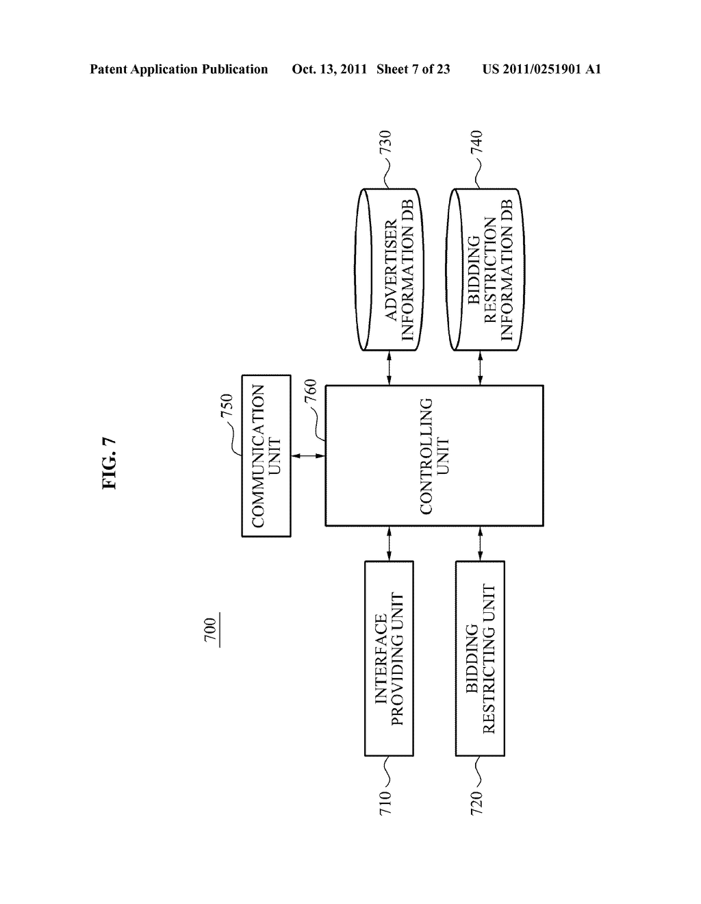 METHOD FOR AUCTIONING AND BILLING FOR SEARCH ADVERTISEMENT, SYSTEM, AND     COMPUTER-READABLE RECORDING MEDIUM - diagram, schematic, and image 08