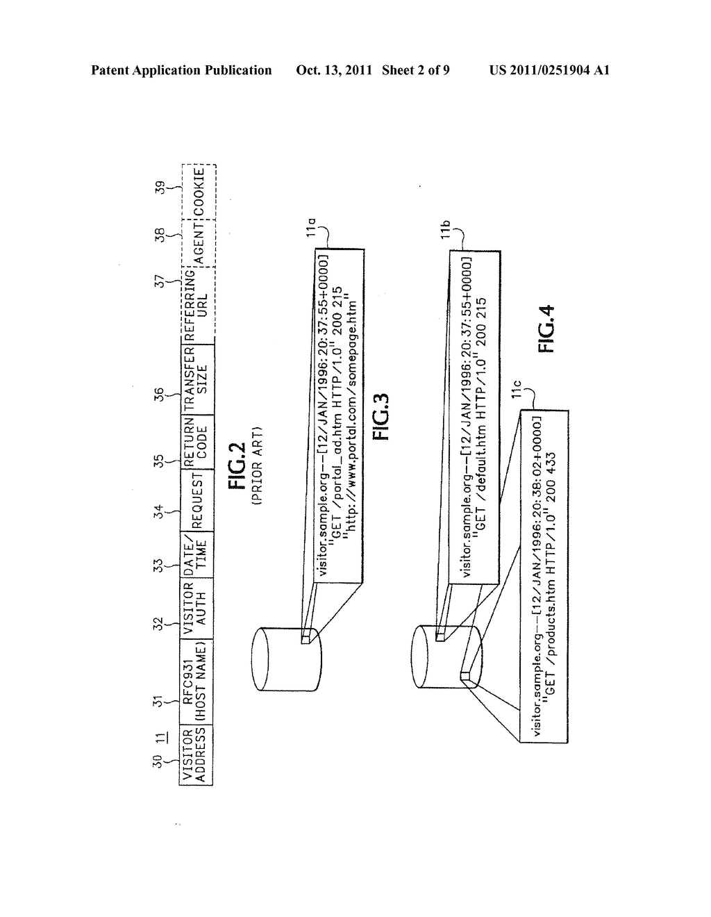 METHOD AND APPARATUS FOR EVALUATING VISITORS TO A WEB SERVER - diagram, schematic, and image 03