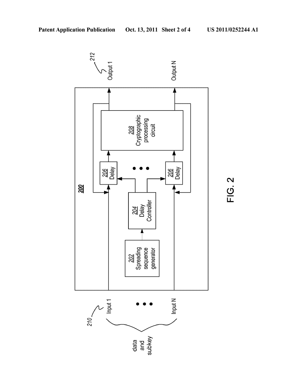 METHOD AND INTEGRATED CIRCUIT FOR SECURE ENCRYPTION AND DECRYPTION - diagram, schematic, and image 03