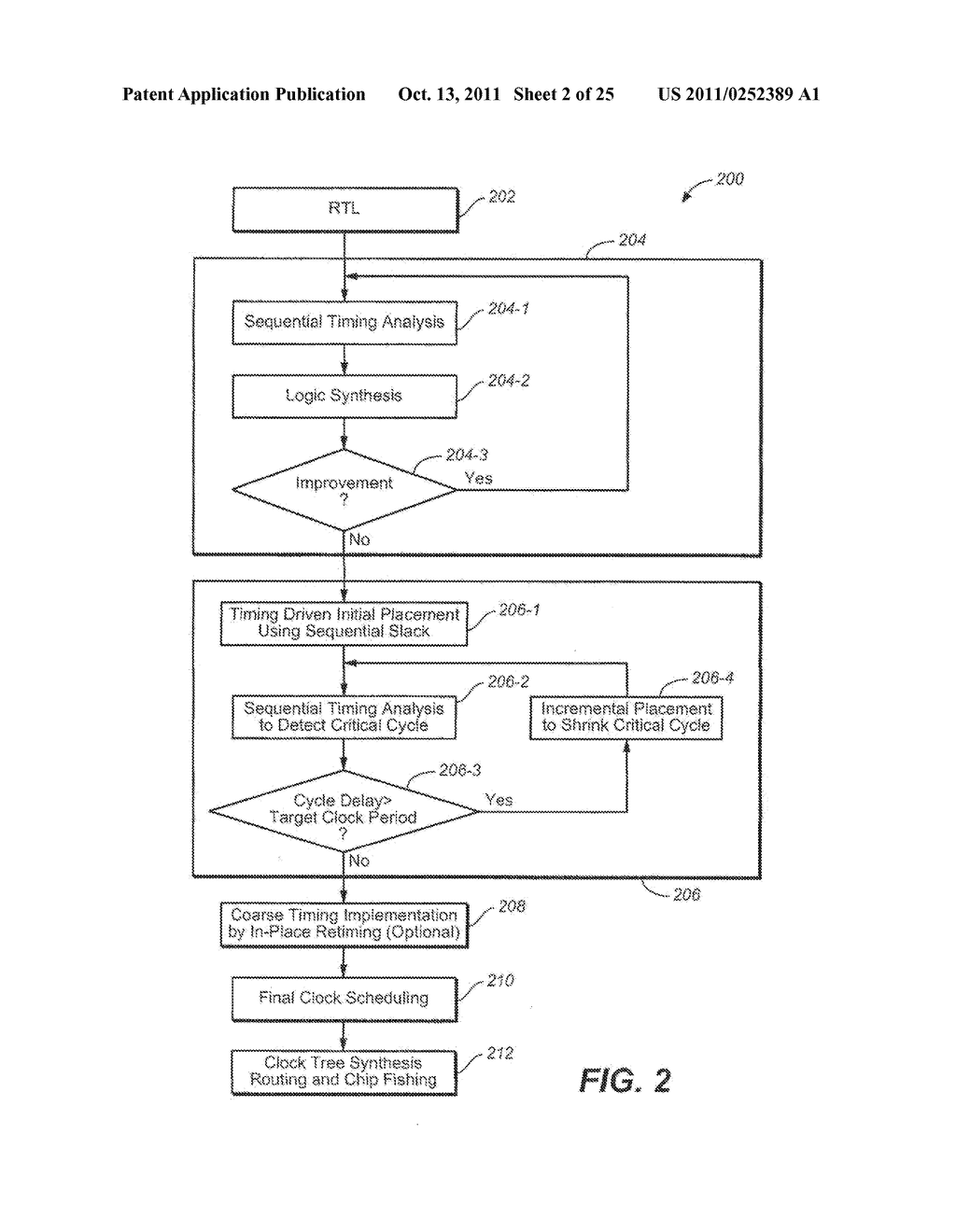 REDUCING CRITICAL CYCLE DELAY IN AN INTEGRATED CIRCUIT DESIGN THROUGH USE     OF SEQUENTIAL SLACK - diagram, schematic, and image 03