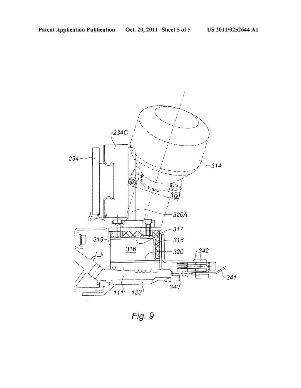 DEVICE FOR HEATING A CYLINDRICAL COMPONENT AND USE IN ASSEMBLING AN     INTER-SHAFT BEARING IN A TURBOMACHINE - diagram, schematic, and image 06