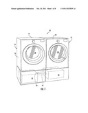 HEAT PUMP (SERVER) COUPLED WASHER AND DRYER PAIR diagram and image