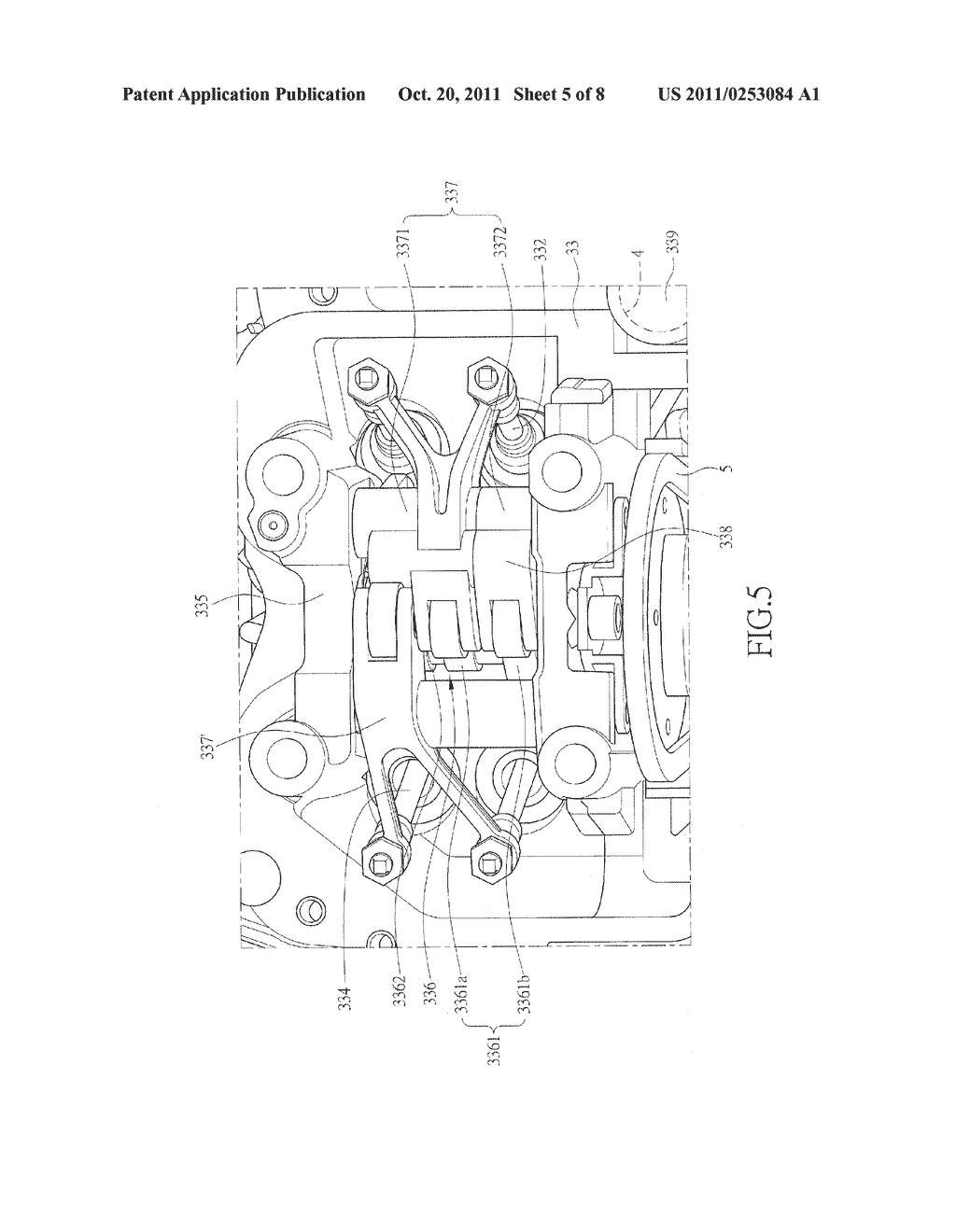 VARIABLE VALVE LIFT MECHANISM FOR ENGINE AND ARRANGEMENT OF OIL CONTROL     VALVE - diagram, schematic, and image 06