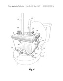 TOILET PLUNGER CLEANING RECEPTACLE diagram and image