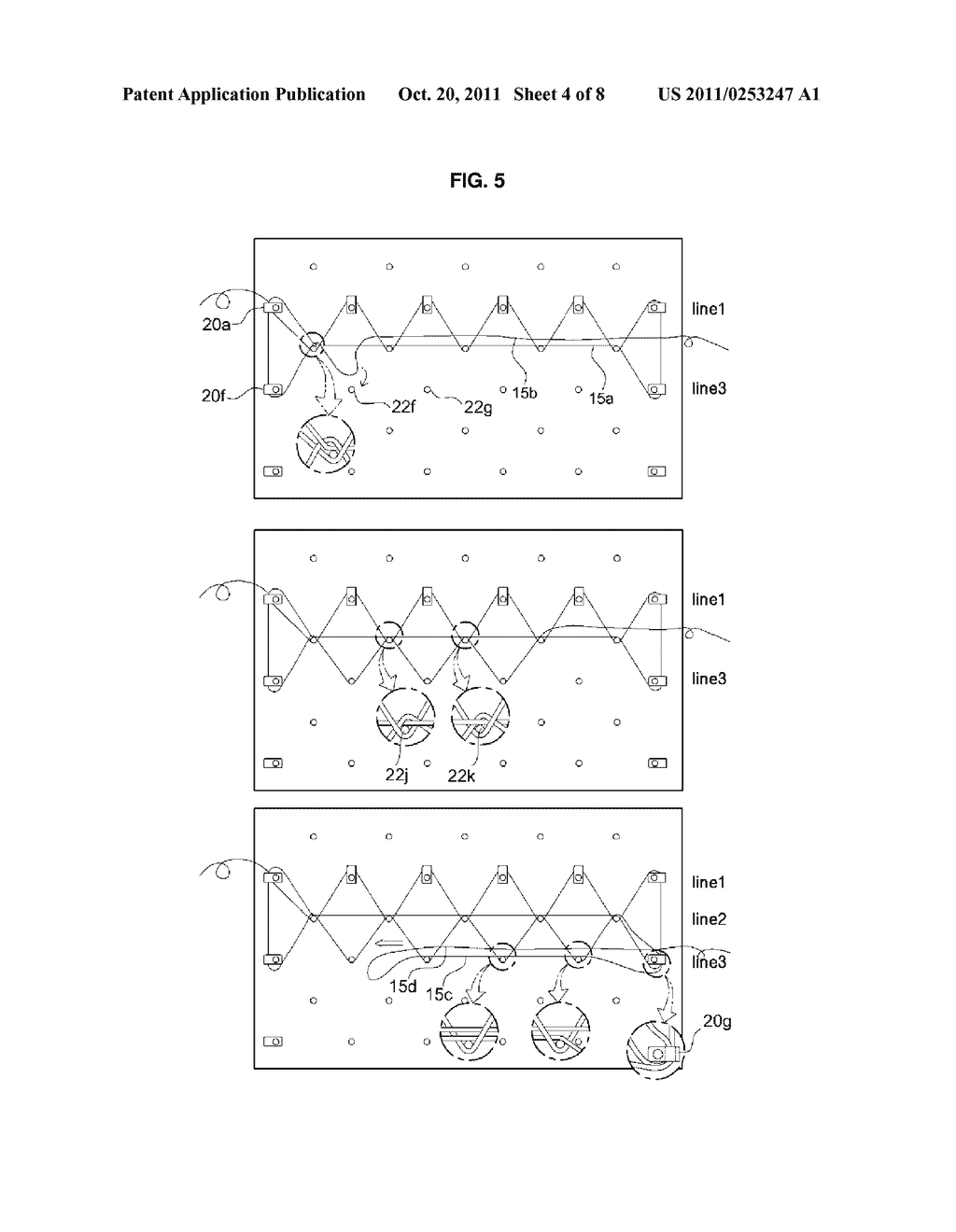 INTRUSION SENSING NET FOR UNMANNED OUTDOOR GUARDING SYSTEM AND WEAVING     MACHINE FOR SAME - diagram, schematic, and image 05