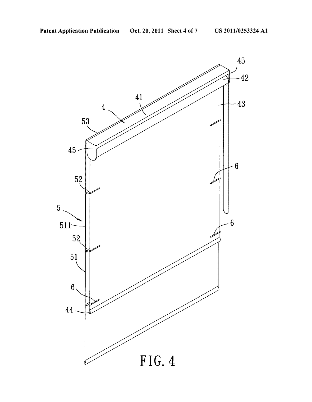 Window blind - diagram, schematic, and image 05