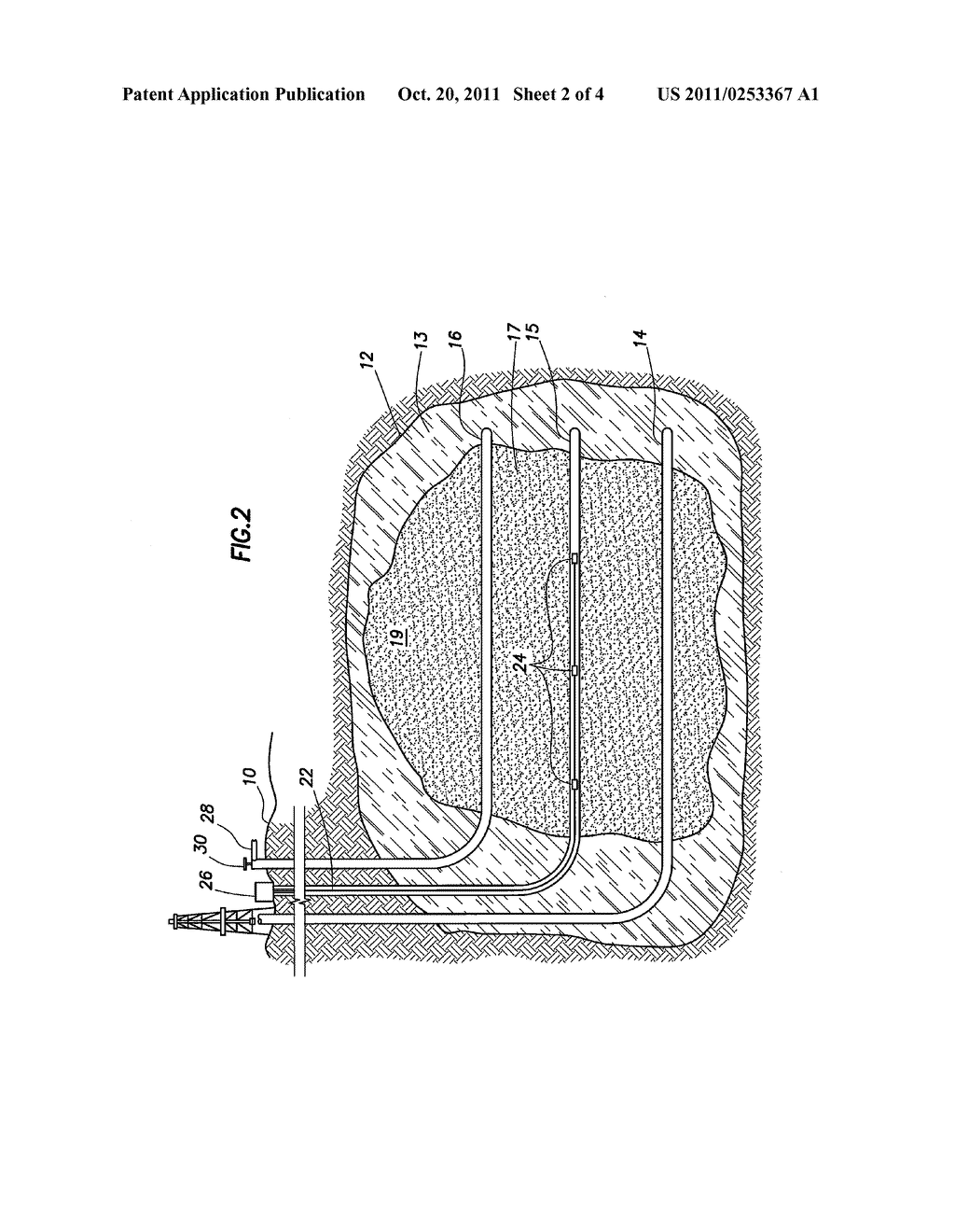 PROCESS FOR ENHANCED PRODUCTION OF HEAVY OIL USING MICROWAVES - diagram, schematic, and image 03