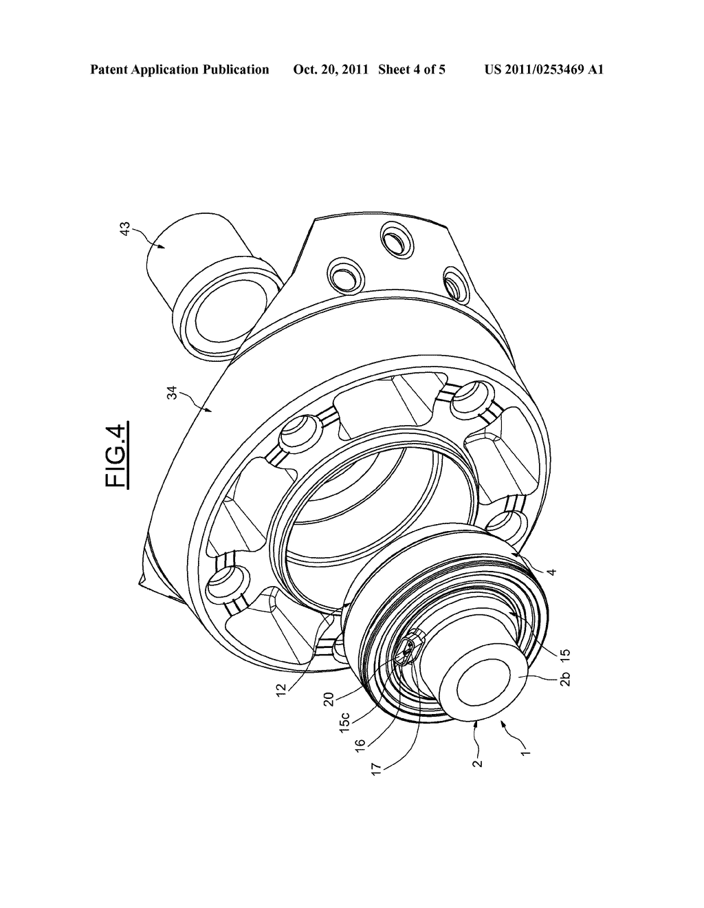 Instrumented Rolling Bearing Device, Particularly for a Motorcycle Wheel - diagram, schematic, and image 05