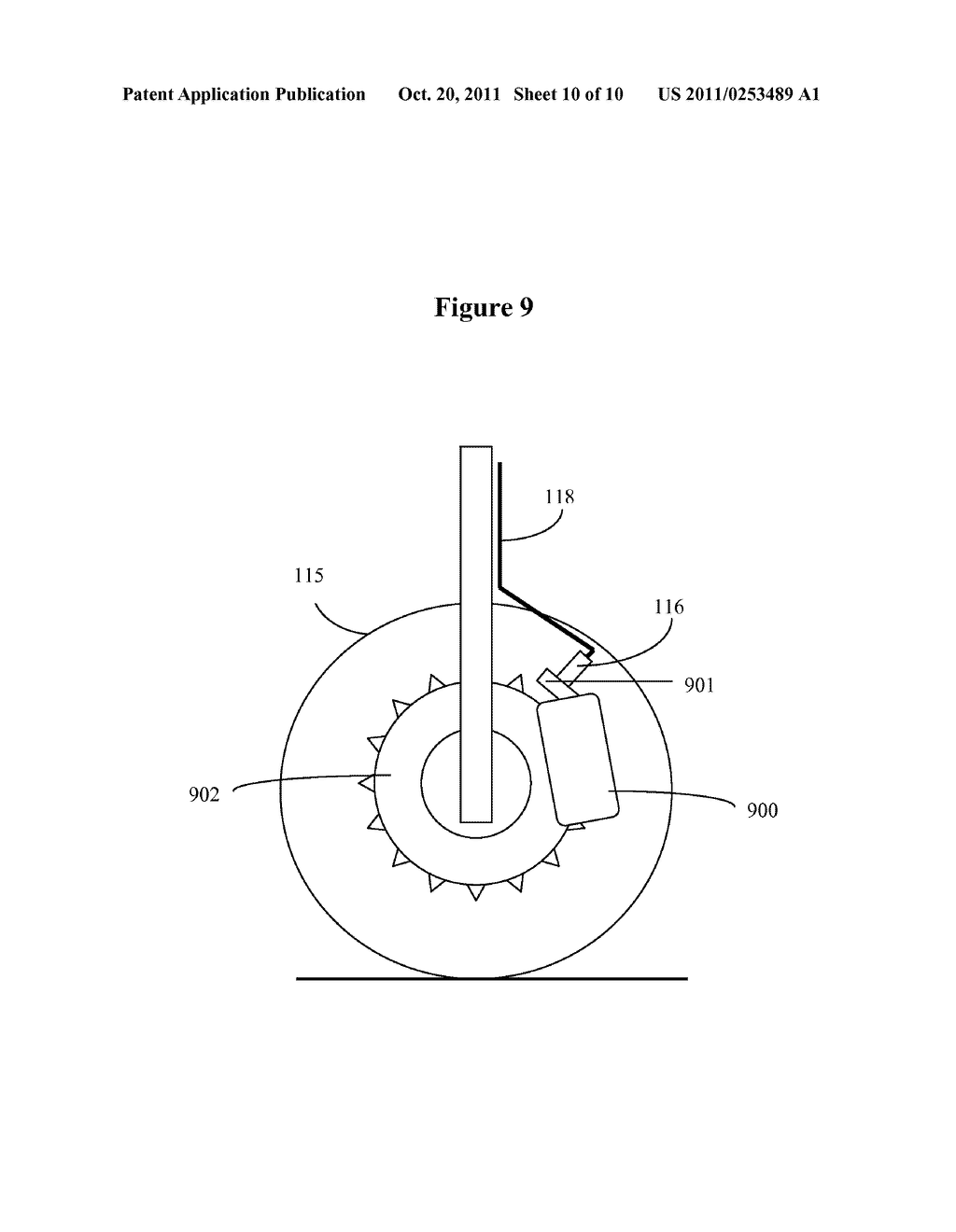 Apparatus and a System for Mitigating Wheel Skidding In a Manual Brake     System - diagram, schematic, and image 11