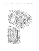 Shaker conveyor with elliptical gear drive system diagram and image