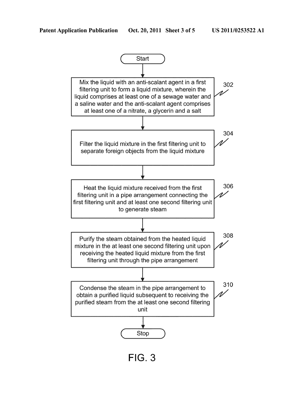 METHOD AND SYSTEM FOR PURIFYING LIQUID USING WASTE HEAT - diagram, schematic, and image 04