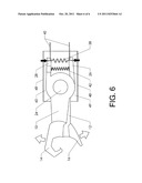 Model train coupler with linear actuator diagram and image